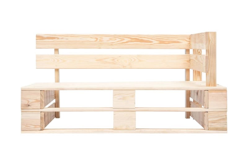 Hörnsektion till Pallsoffa Utomhus impregnerad furu - Grön - Utemöbler - Loungemöbler - Modulsoffa utomhus