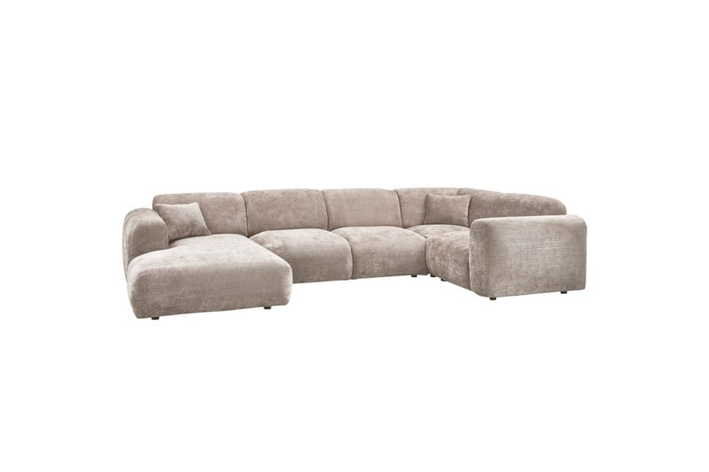Hörnsoffa Cloud - Naturlig, Höger - Utemöbler - Loungemöbler - Modulsoffa utomhus - Hörnmodul utesoffa