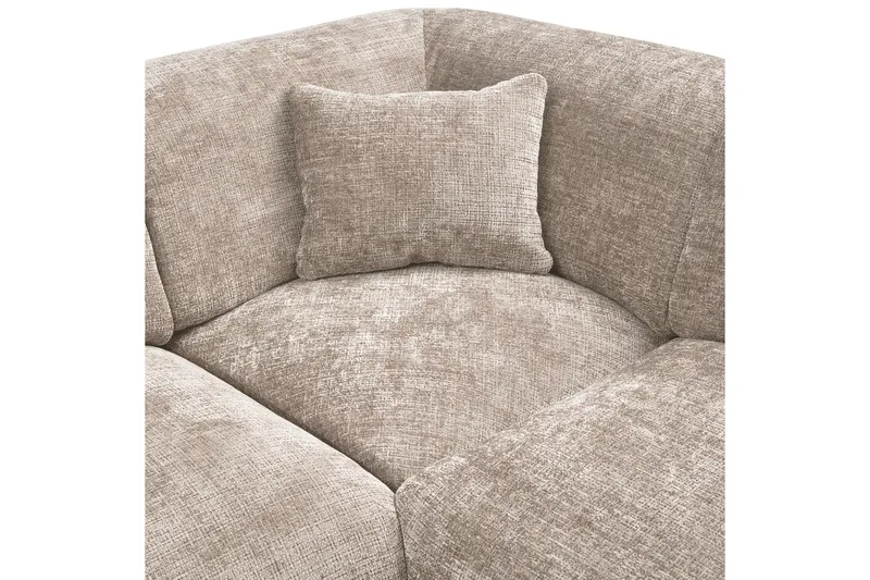 Hörnsoffa Cloud - Naturlig, Höger - Utemöbler - Loungemöbler - Modulsoffa utomhus - Hörnmodul utesoffa