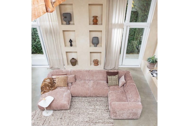 Hörnsoffa Cloud - Taupe, Höger - Utemöbler - Loungemöbler - Modulsoffa utomhus - Hörnmodul utesoffa