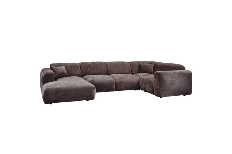 Hörnsoffa Cloud - Varm Brun, Höger - Utemöbler - Loungemöbler - Modulsoffa utomhus - Hörnmodul utesoffa