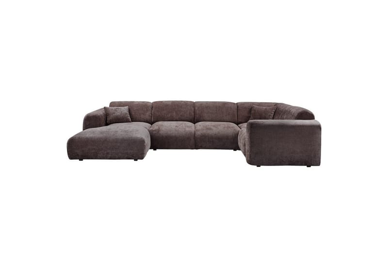 Hörnsoffa Cloud - Varm Brun, Höger - Utemöbler - Loungemöbler - Modulsoffa utomhus - Hörnmodul utesoffa