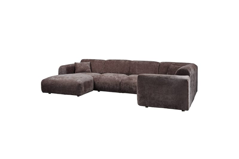 Hörnsoffa Cloud - Varm Brun, Höger - Utemöbler - Loungemöbler - Modulsoffa utomhus - Hörnmodul utesoffa