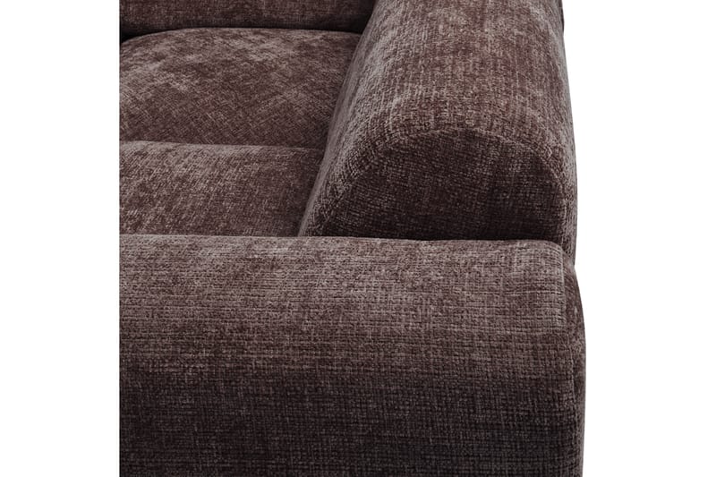 Hörnsoffa Cloud - Varm Brun, Höger - Utemöbler - Loungemöbler - Modulsoffa utomhus - Hörnmodul utesoffa