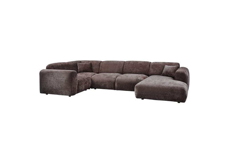 Hörnsoffa Cloud - Varm Brun, Vänster - Möbler - Soffa - Hörnsoffa - Hörnsoffa med divan