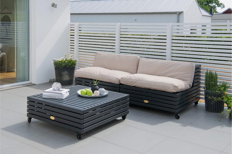 Hillerstorp Bara Vara Divan Grå - Hillerstorp - Utemöbler - Loungemöbler - Modulsoffa utomhus