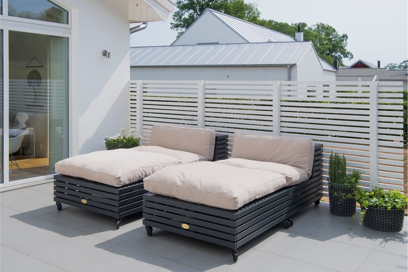 Hillerstorp Bara Vara Divan Grå - Hillerstorp - Utemöbler - Loungemöbler - Modulsoffa utomhus