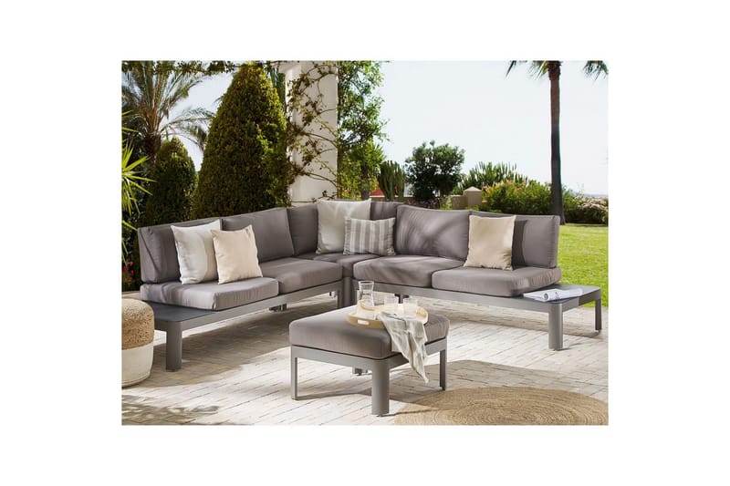 Loungegrupp Ferentino - Utemöbler - Loungemöbler - Modulsoffa utomhus - Hörnmodul utesoffa