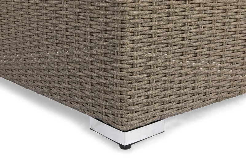 Marcus Mittmodul utomhus med Dyna i Konstrotting - Grå - Utemöbler - Loungemöbler - Modulsoffa utomhus - Mittmodul utesoffa