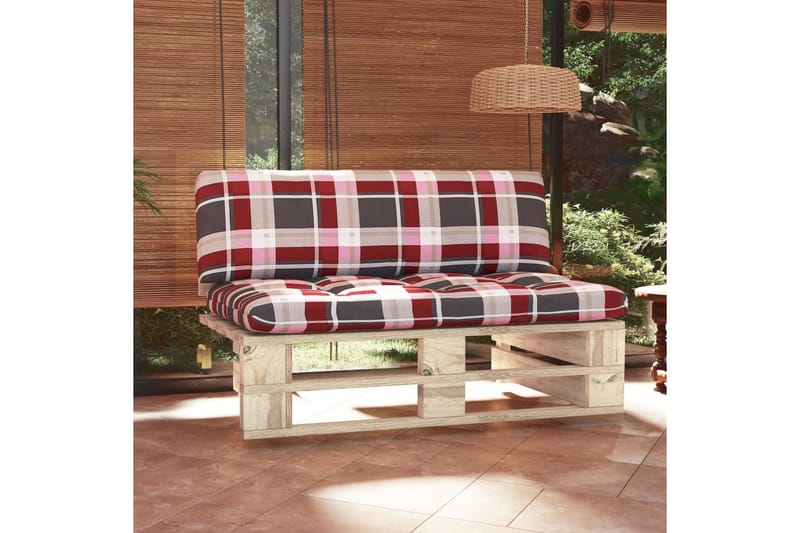 Mittensektion till Pallsoffa Utomhus impregnerad furu - Brun - Utemöbler - Loungemöbler - Modulsoffa utomhus