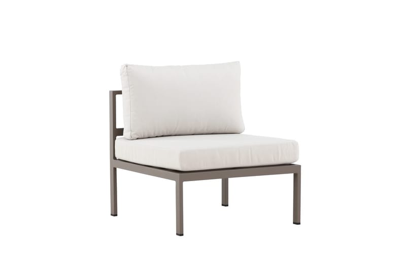 Mittmodul Copacabana 70 cm Utomhus - Brun - Utemöbler - Loungemöbler - Modulsoffa utomhus - Mittmodul utesoffa