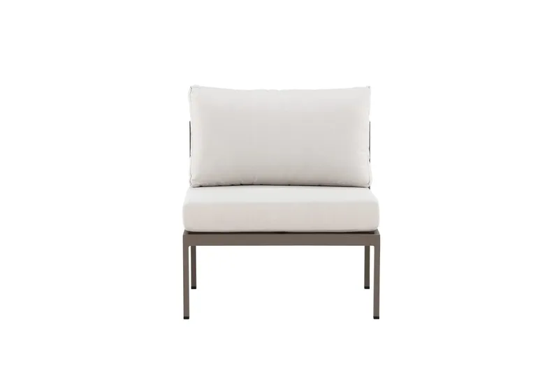 Mittmodul Copacabana 70 cm Utomhus - Brun - Utemöbler - Loungemöbler - Modulsoffa utomhus