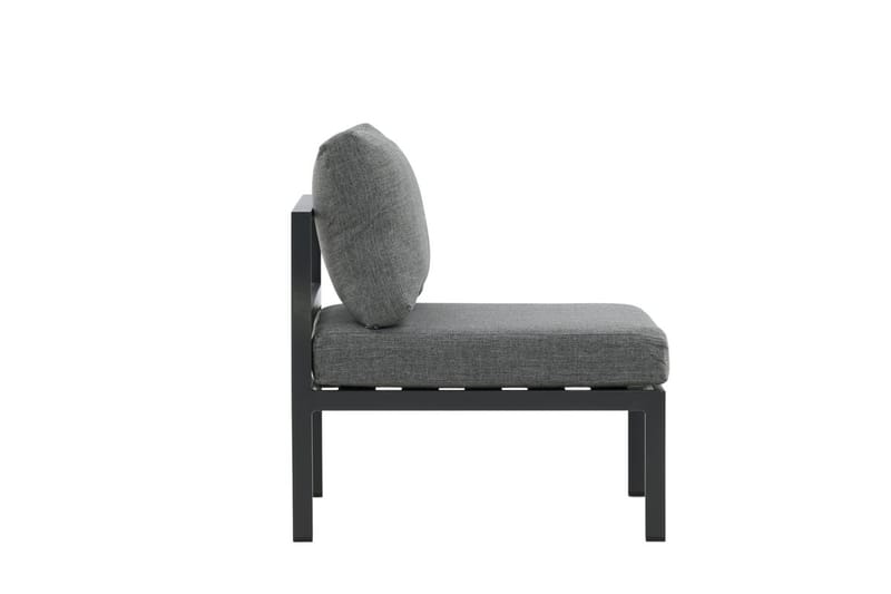Mittmodul Copacabana 70 cm Utomhus - Svart - Utemöbler - Loungemöbler - Modulsoffa utomhus - Mittmodul utesoffa