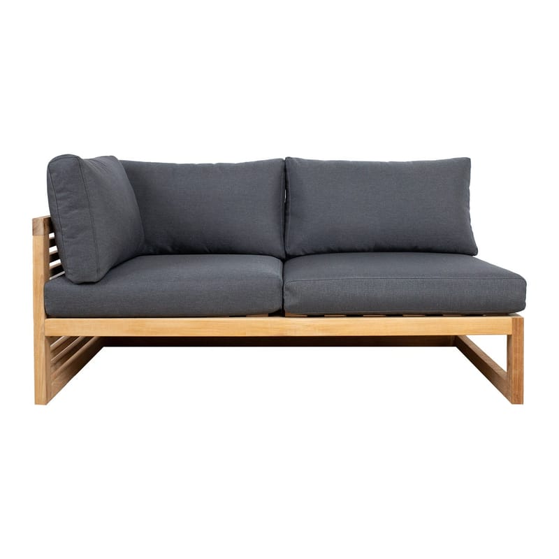 Modulsoffa Serenity 2-sits Höger armstöd - brun - Utemöbler - Loungemöbler - Modulsoffa utomhus