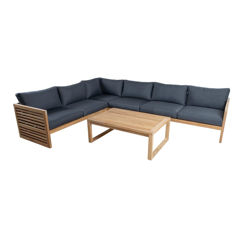 Modulsoffa Serenity 2-sits Höger armstöd - brun - Utemöbler - Loungemöbler - Modulsoffa utomhus