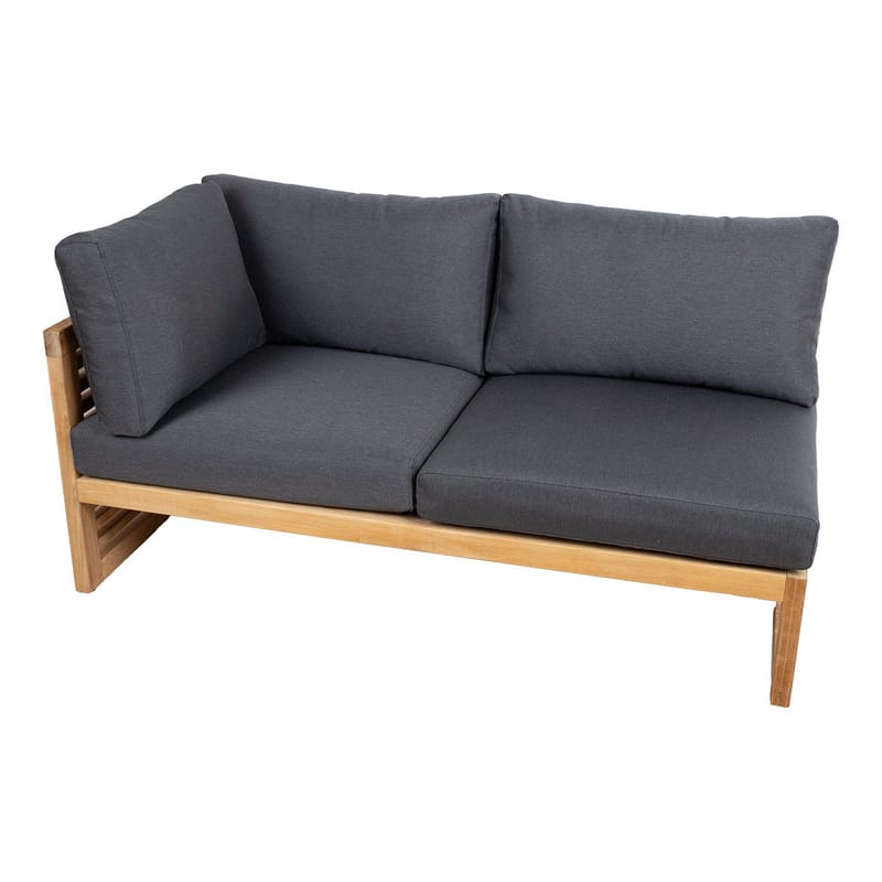 Modulsoffa Serenity 2-sits Höger armstöd - brun - Utemöbler - Loungemöbler - Modulsoffa utomhus