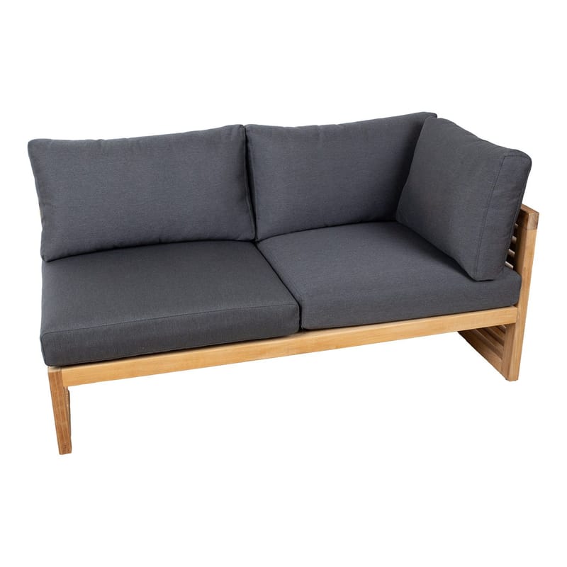 Modulsoffa Serenity 2-sits Vänster armstöd - brun - Utemöbler - Loungemöbler - Modulsoffa utomhus