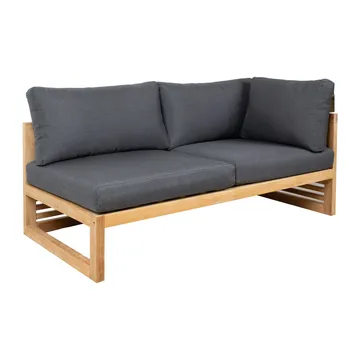 Modulsoffa Serenity 2-sits Vänster armstöd - brun - Utemöbler - Loungemöbler - Modulsoffa utomhus