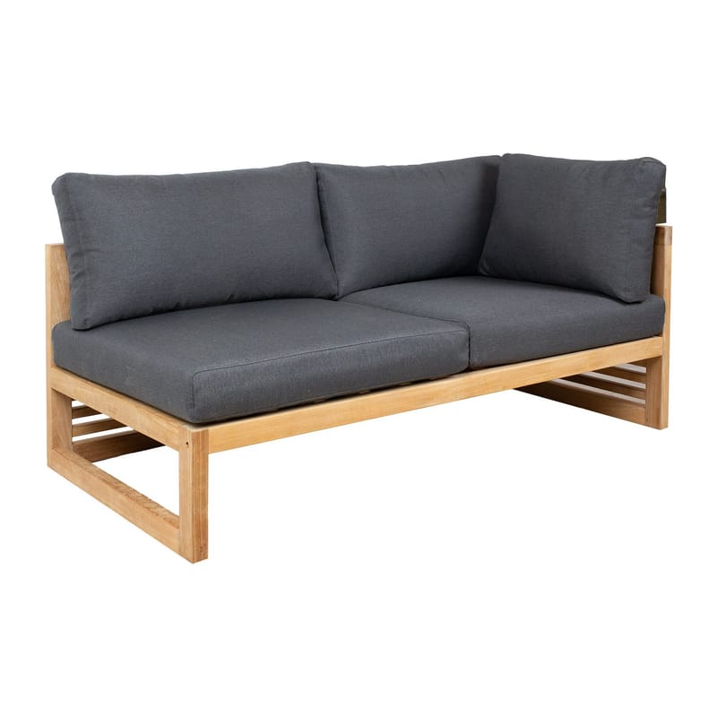 Modulsoffa Serenity 2-sits Vänster armstöd - brun - Utemöbler - Loungemöbler - Modulsoffa utomhus