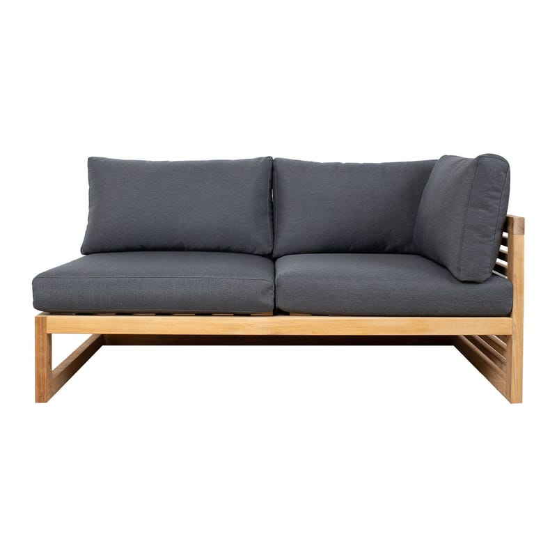 Modulsoffa Serenity 2-sits Vänster armstöd - brun - Utemöbler - Loungemöbler - Modulsoffa utomhus