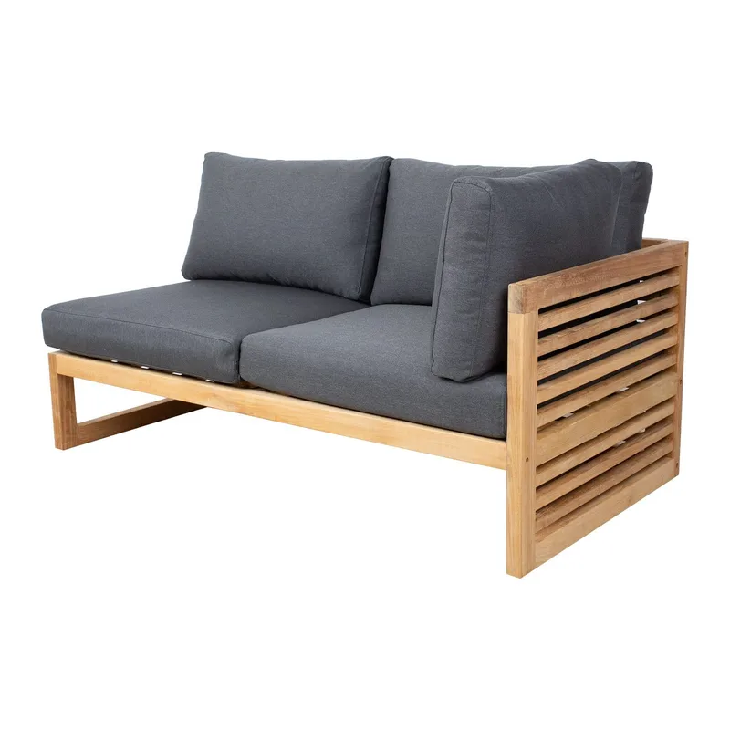 Modulsoffa Serenity 2-sits Vänster armstöd, brun