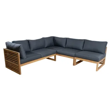 Modulsoffa Serenity 2-sits Vänster armstöd - brun - Utemöbler - Loungemöbler - Modulsoffa utomhus
