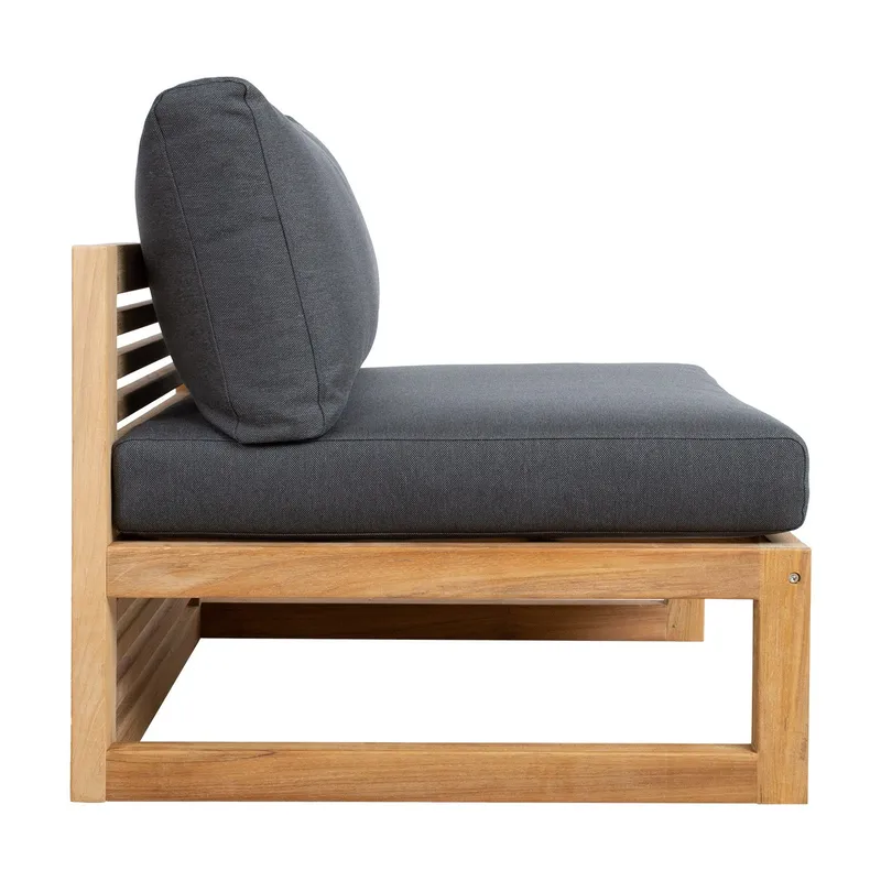 Modulsoffa Serenity mittdel - Brun - Utemöbler - Loungemöbler - Modulsoffa utomhus - Mittmodul utesoffa