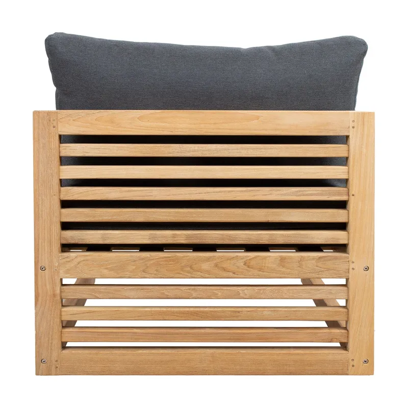 Modulsoffa Serenity mittdel - Brun - Utemöbler - Loungemöbler - Modulsoffa utomhus - Mittmodul utesoffa