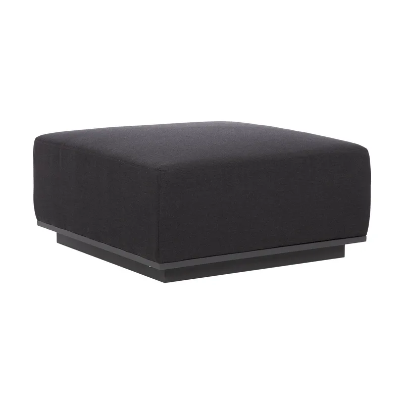 Ottoman Fuller 83x83x42 cm, mörkgrå
