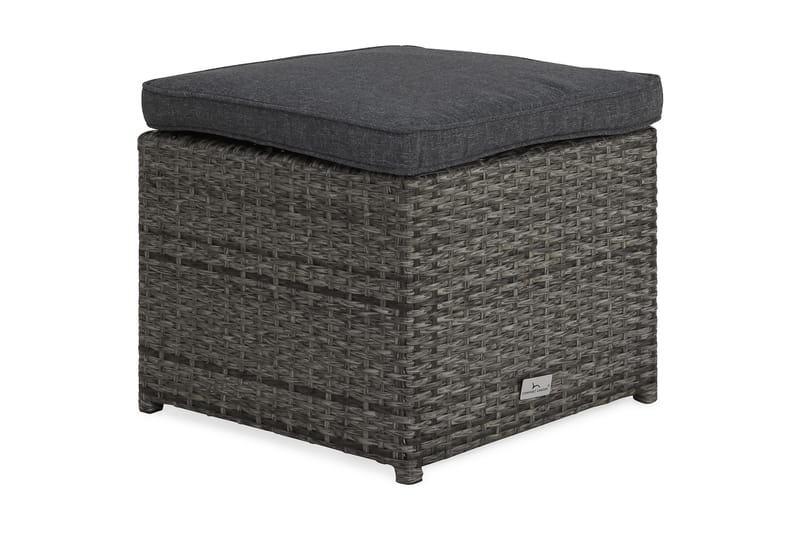 James Pall inkl Dyna - Grå - Utemöbler - Loungemöbler - Modulsoffa utomhus - Fotpall & pall utomhus