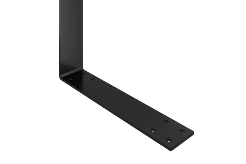 Ryggstöd för Pallsoffa Utomhus svart 110 cm järn - Svart - Utemöbler - Balkong - Balkongmöbler - Balkongstol
