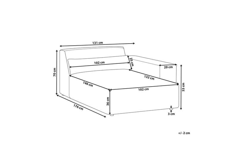 Sittpuff Hellnar - Utemöbler - Loungemöbler - Modulsoffa utomhus