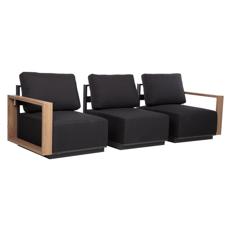 Soffmodul Fuller 68x89x70,5 cm - mörkgrå - Utemöbler - Loungemöbler - Modulsoffa utomhus - Mittmodul utesoffa