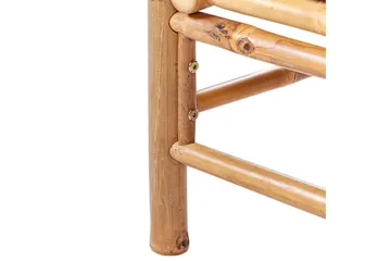 Trädgårdsfotpall Cerreto Vit/ljust trä - Vit/ljust trä - Utemöbler - Loungemöbler - Modulsoffa utomhus - Fotpall & pall utomhus