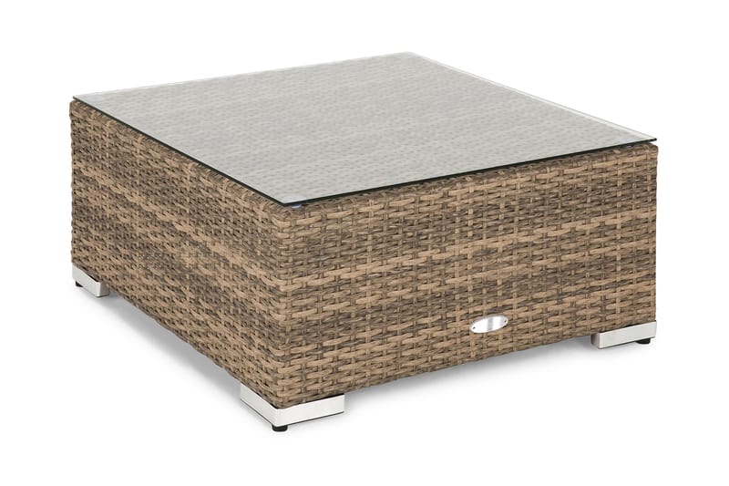 Wisconsin Divan/Utebord Konstrotting/Sand - Hillerstorp - Utemöbler - Loungemöbler - Modulsoffa utomhus
