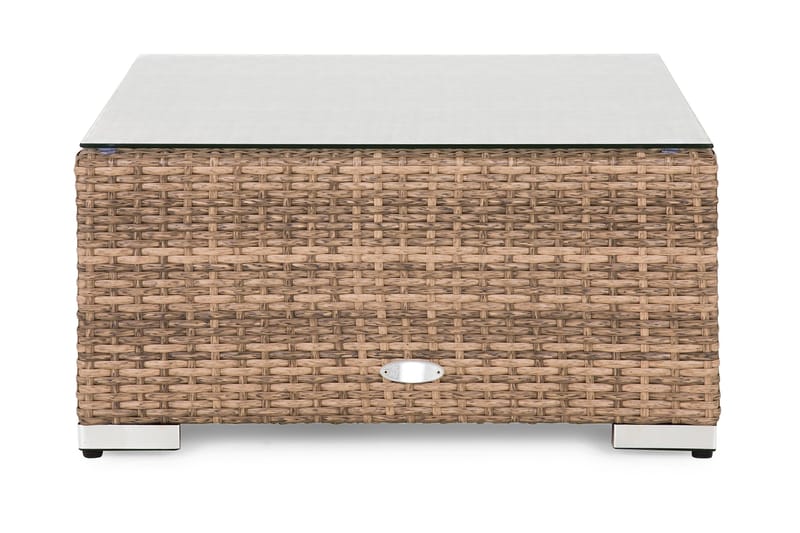 Wisconsin Divan/Utebord Konstrotting/Sand - Hillerstorp - Utemöbler - Loungemöbler - Modulsoffa utomhus