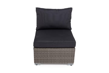 Wisconsin Mittmodul Konstrotting/Grå/Brun - Hillerstorp - Utemöbler - Loungemöbler - Modulsoffa utomhus - Mittmodul utesoffa