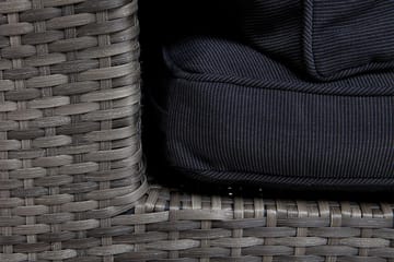 Wisconsin Mittmodul Konstrotting/Grå/Brun - Hillerstorp - Utemöbler - Loungemöbler - Modulsoffa utomhus - Mittmodul utesoffa