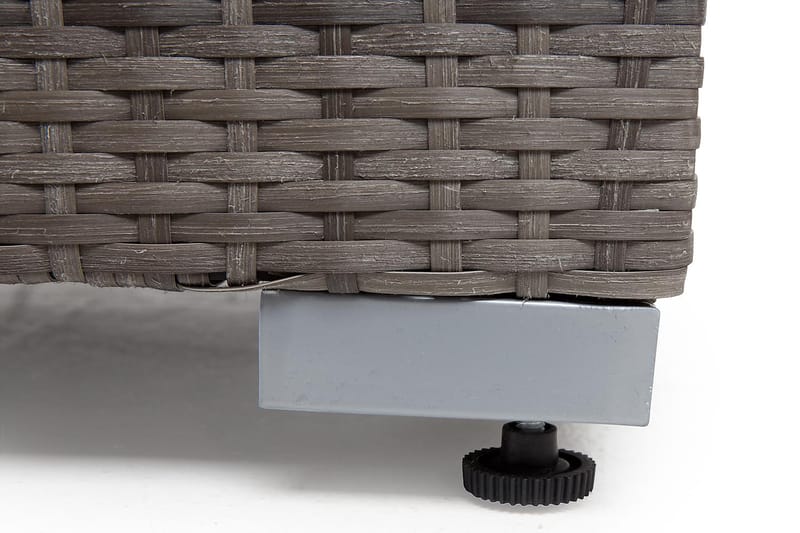 Wisconsin Mittmodul Konstrotting/Grå/Brun - Hillerstorp - Utemöbler - Loungemöbler - Modulsoffa utomhus - Mittmodul utesoffa