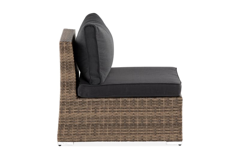 Wisconsin Premium Mittmodul utomhus i konstrotting - Sand Beige - Utemöbler - Loungemöbler - Modulsoffa utomhus