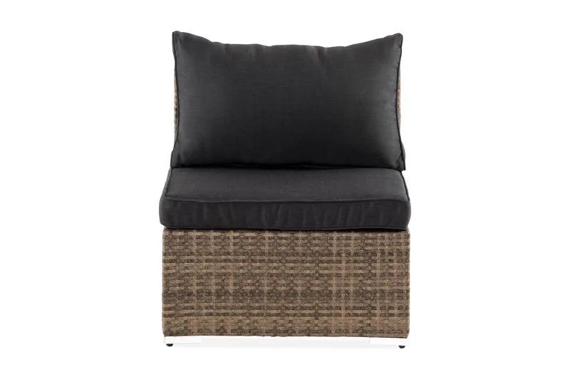 Wisconsin Premium Mittmodul utomhus i konstrotting - Sand Beige - Utemöbler - Loungemöbler - Modulsoffa utomhus