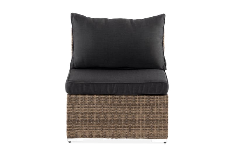 Wisconsin Premium Mittmodul utomhus i konstrotting - Sand Beige - Utemöbler - Loungemöbler - Modulsoffa utomhus