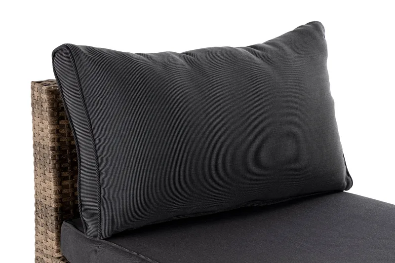 Wisconsin Premium Mittmodul utomhus i konstrotting - Sand Beige - Utemöbler - Loungemöbler - Modulsoffa utomhus