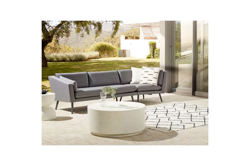 Soffa Loretello Grå, Högervänd - Grå, Högervänd - Utemöbler - Loungemöbler - Loungesoffa