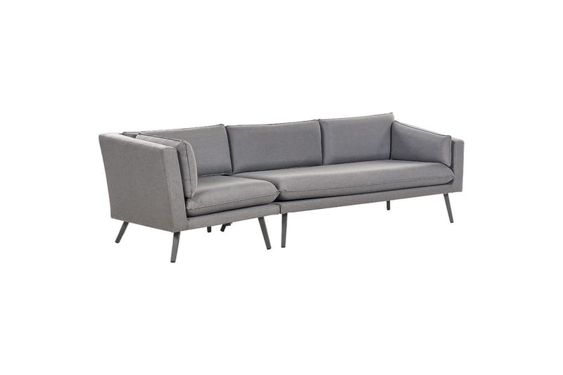 Soffa Loretello Grå, Vänstervänd - Grå, Vänstervänd - Utemöbler - Loungemöbler - Loungesoffa