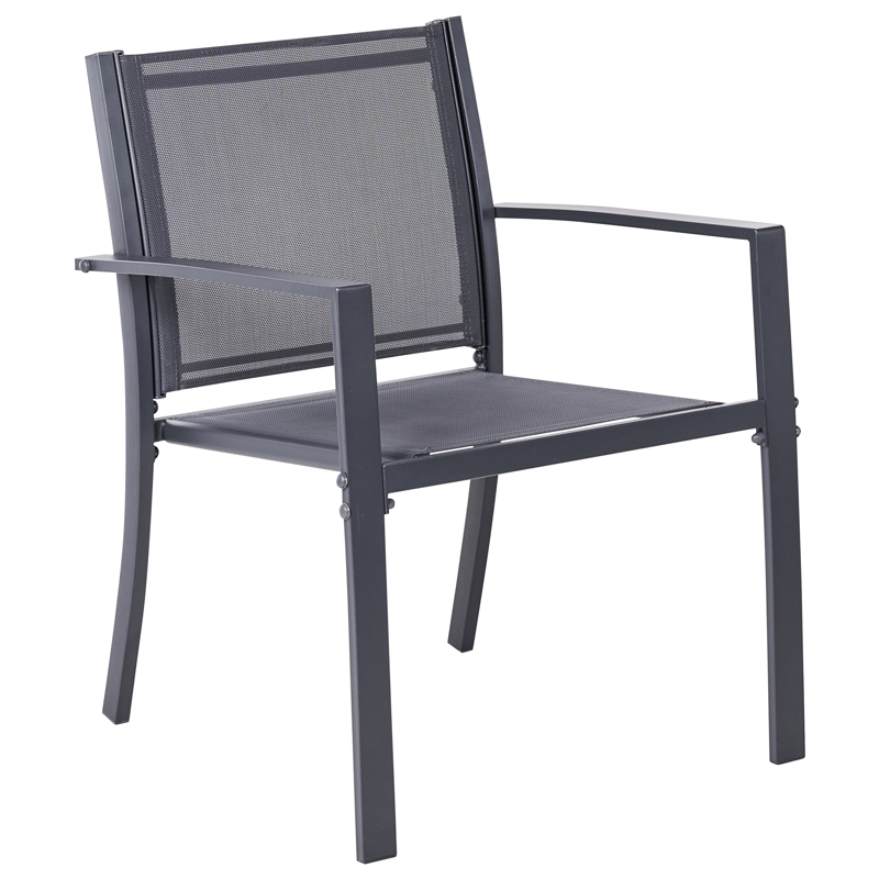 Soffgrupp utomhus med Bord 4-Sits Tavoleto - Mörkgrå - Utemöbler - Loungemöbler - Soffgrupp utomhus