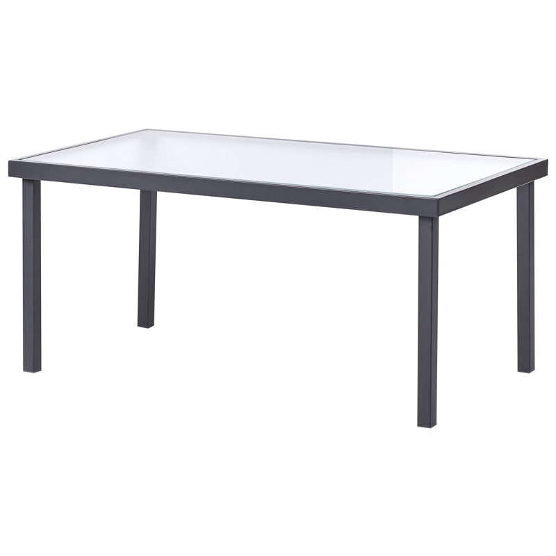 Soffgrupp utomhus med Bord 4-Sits Tavoleto - Mörkgrå - Utemöbler - Loungemöbler - Soffgrupp utomhus