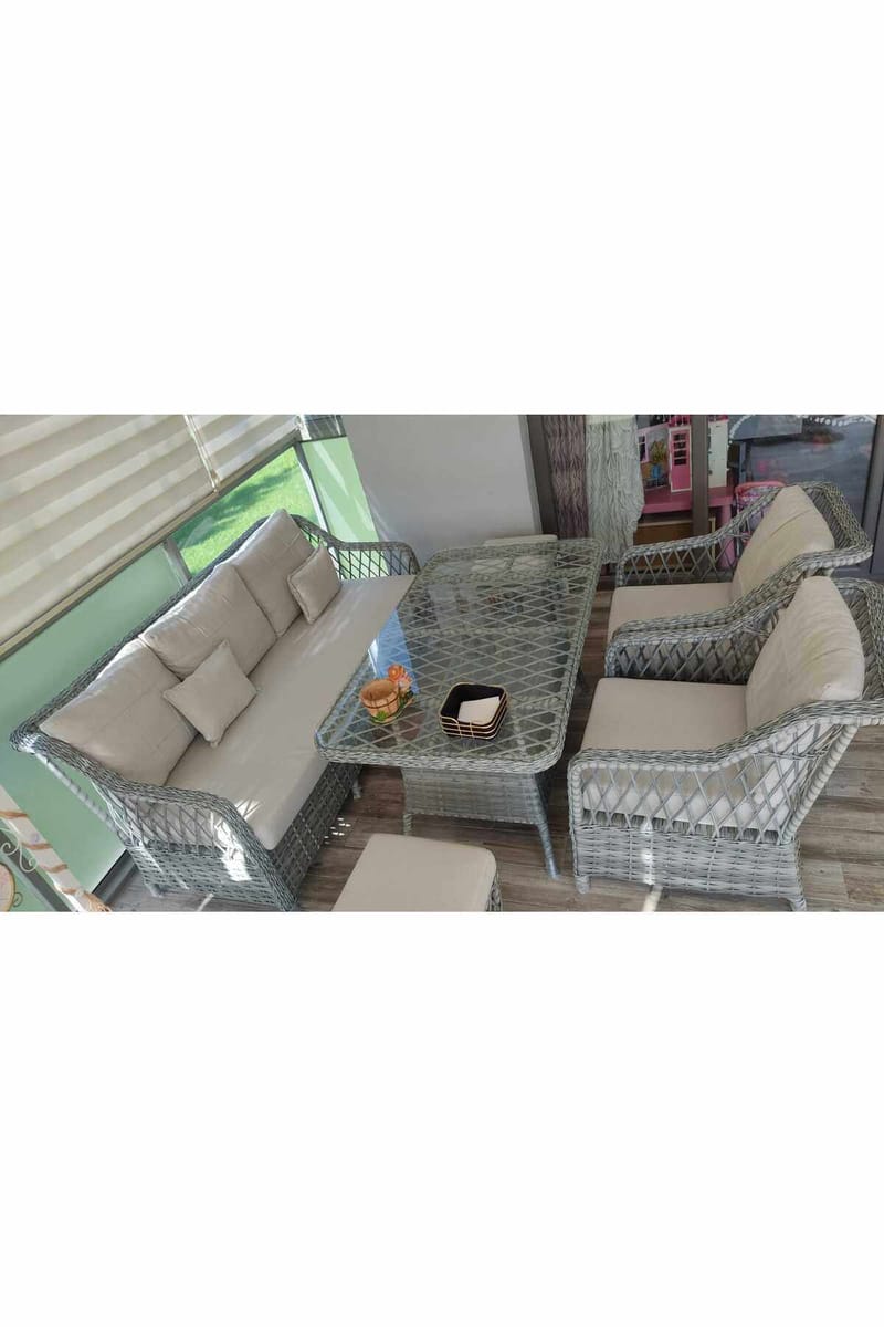 Mississauga Loungegrupp Utomhus - Utemöbler - Loungemöbler - Soffgrupp utomhus