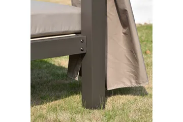 Morocco Solsäng - Mörkbrun/Beige - Utemöbler - Loungemöbler - Solbädd