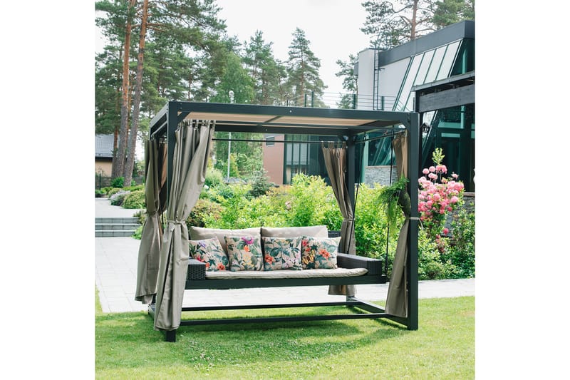 Svänglusthus Barcelona 236x180xh210 cm - Utemöbler - Loungemöbler - Solbädd